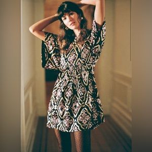 Anthropology Amalia Sequined Tunic Dress